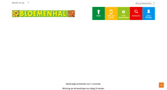 Desktop Screenshot of bloemenhal.be