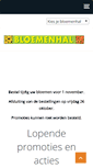 Mobile Screenshot of bloemenhal.be